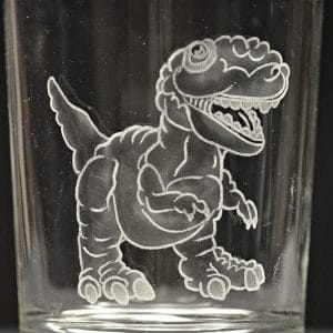 Motivglas Dino / Dinosaurier