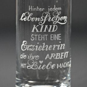 Longdrinkglas Letteringglas
