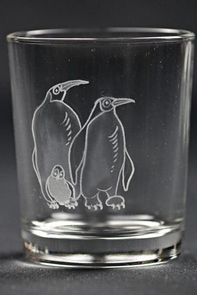 Trinkglas Pinguin