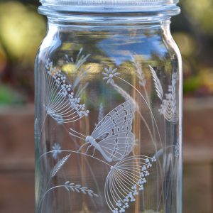 Einmachglas, Weckdose, Schmetterling 1,5 Liter
