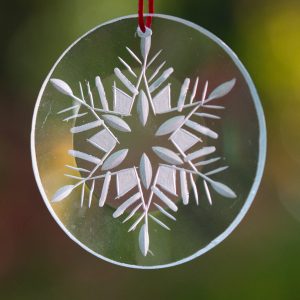 Glasanhänger "Stocke" rund