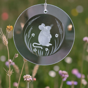 Fensterbild mit "Maus" rund
